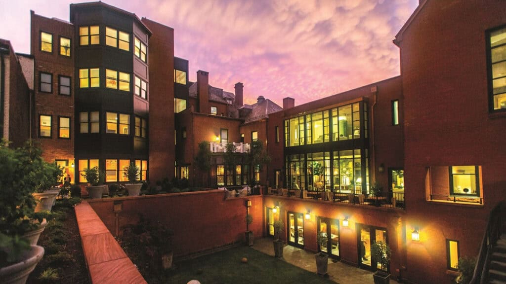 The Ivy Baltimore Hotel a black owned hotel at night