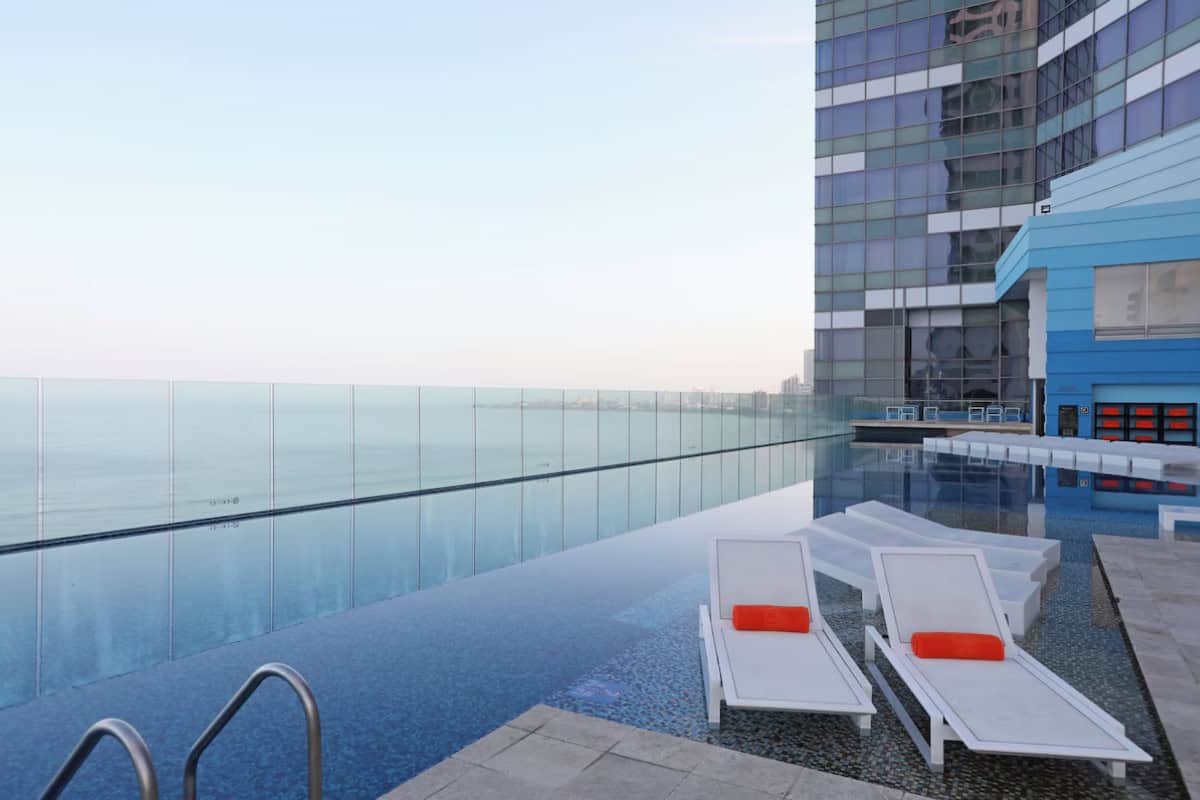 Intercontinental Hotel in Cartagena view from the pool